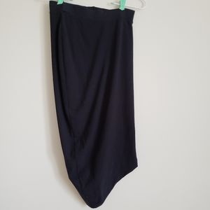 Marc by Marc Jacobs Black Asymmetrical Skirt XS